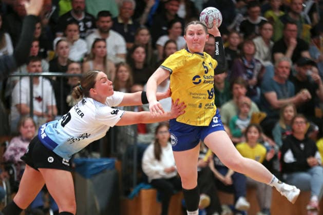 Handball, 2. Alsco HBF: HC Leipzig - Bergischer HC; 17.05.2026 Kim-Angelina Lang (5, HC Leipzig). 2. Alsco Handball Bundesliga Frauen, HBF, Saison 2025 2026, 28. Spieltag: HC Leipzig vs. Bergischer HC am 17.05.2026 in der Sporthalle Brüderstraße Leipzig. Copyright: xBEAUTIFULxSPORTS JanxKaeferx