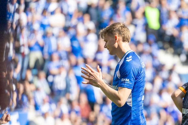 Deutschland: 2.Bundesliga, 34. Spieltag, Saison 2025 2026, 1.FC Magdeburg vs 1. FC Kaiserslautern Avnet Arena (Magdeburg) : Hercher Philipp (1. FC Magdeburg, 27) Copyright: xMichellexLukax