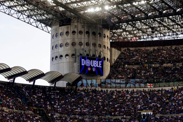 FC Internazionale v Hellas Verona FC - Serie A General view of Giuseppe Meazza stadium during the Serie A match between FC Internazionale and Hellas Verona in Milano, Italy, on May 17, 2026. Milano Milano Italy  Copyright: xMairoxCinquettix originalFilename:cinquetti-fcintern260517_npL3a