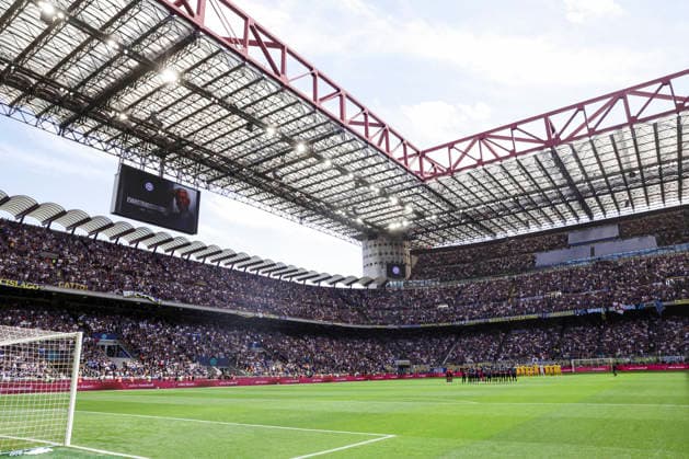 FC Internazionale v Hellas Verona FC - Serie A General view of Giuseppe Meazza stadium in honor of Evaristo Beccalossi during the Serie A match between FC Internazionale and Hellas Verona on May 17, 2026, at Giuseppe Meazza in Milano, Italy. Milano Milano Italy  Copyright: xMairoxCinquettix originalFilename:cinquetti-fcintern260517_npOf8