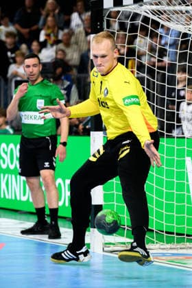 Koeln: Handball Laenderspiel - Deutschland - Daenemark Torhueter David Späth David Spaeth (Deutschland) Koeln Lanxess Arena Deutschland
