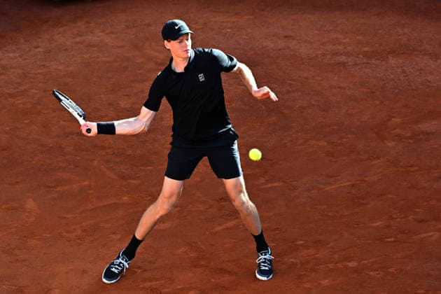 RECORD DATE NOT STATED 17th May 2026, Foro Italico, Rome, Italy; Italian Open Tennis; Jannik Sinner ITA in action during men s singles match AllShotLive
