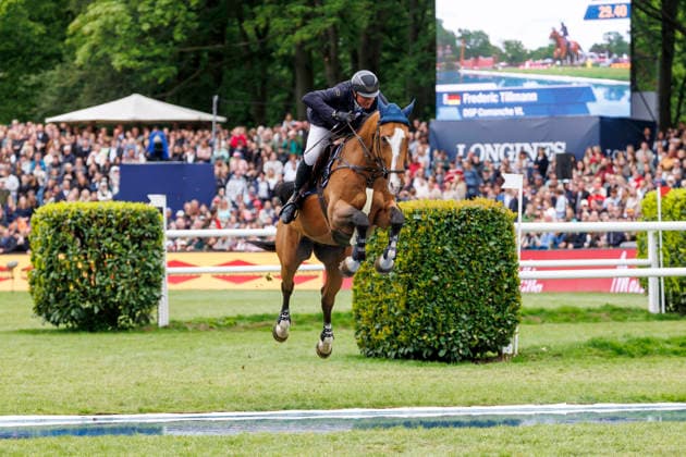 HAMBURG - Al Shira aa 95. Deutsches Spring- und Dressur DERBY 2026, HAMBURG - Al Shira aa 95. Deutsches Spring- und Dressur DERBY 2026 TILLMANN Frederic (GER), DSP Comanche VL Melitta presents: 94. German Jumping-Derby Al Shira aa Derby Tour CSI4*: Int. jumping competition with jump-off (1,55m) Hamburg, Jenischpark, Derby Park Klein Flottbek 17. May 2026 -