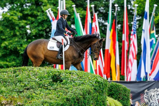 HAMBURG - Al Shira aa 95. Deutsches Spring- und Dressur DERBY 2026, HAMBURG - Al Shira aa 95. Deutsches Spring- und Dressur DERBY 2026 BLAU Clara (GER), Paul Melitta presents: 94. German Jumping-Derby Al Shira aa Derby Tour CSI4*: Int. jumping competition with jump-off (1,55m) Hamburg, Jenischpark, Derby Park Klein Flottbek 17. May 2026 -