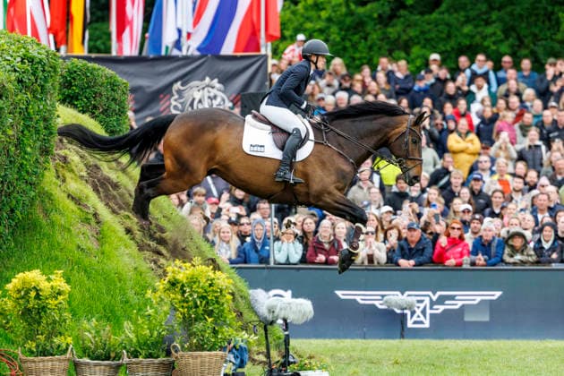 HAMBURG - Al Shira aa 95. Deutsches Spring- und Dressur DERBY 2026, HAMBURG - Al Shira aa 95. Deutsches Spring- und Dressur DERBY 2026 BLAU Clara (GER), Paul Melitta presents: 94. German Jumping-Derby Al Shira aa Derby Tour CSI4*: Int. jumping competition with jump-off (1,55m) Hamburg, Jenischpark, Derby Park Klein Flottbek 17. May 2026 -