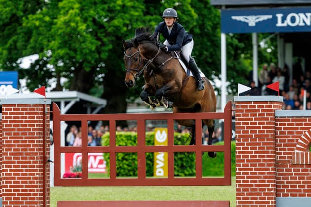 HAMBURG - Al Shira aa 95. Deutsches Spring- und Dressur DERBY 2026, HAMBURG - Al Shira aa 95. Deutsches Spring- und Dressur DERBY 2026 BLAU Clara (GER), Paul Melitta presents: 94. German Jumping-Derby Al Shira aa Derby Tour CSI4*: Int. jumping competition with jump-off (1,55m) Hamburg, Jenischpark, Derby Park Klein Flottbek 17. May 2026 -