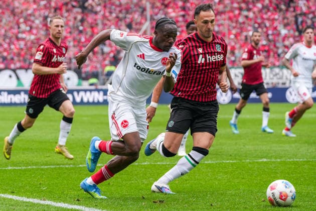 Deutschland: Fussball 2. Bundesliga, Saison 2025 26, 34. Spieltag, Hannover 96 vs 1. FC Nürnberg, 17.05.2026, Heinz von Heiden Arena (Hannover, Niedersachsen) Mohamed Ali Zoma (1. FC Nürnberg, 23) Copyright: xLeonxFrickx