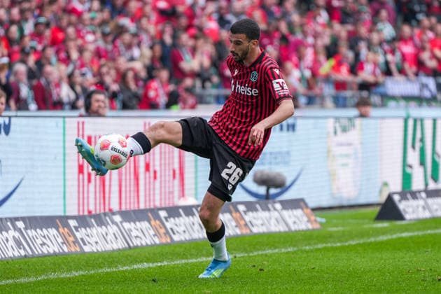 Deutschland: Fussball 2. Bundesliga, Saison 2025 26, 34. Spieltag, Hannover 96 vs 1. FC Nürnberg, 17.05.2026, Heinz von Heiden Arena (Hannover, Niedersachsen) Waniss Taibi (Hannover 96, 26) Copyright: xLeonxFrickx