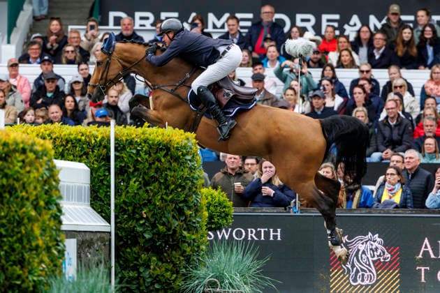 HAMBURG - Al Shira aa 95. Deutsches Spring- und Dressur DERBY 2026, HAMBURG - Al Shira aa 95. Deutsches Spring- und Dressur DERBY 2026 TILLMANN Frederic (GER), DSP Comanche VL Stechen Jump-Off Melitta presents: 94. German Jumping-Derby Al Shira aa Derby Tour CSI4*: Int. jumping competition with jump-off (1,55m) Hamburg, Jenischpark, Derby Park Klein Flottbek 17. May 2026 -
