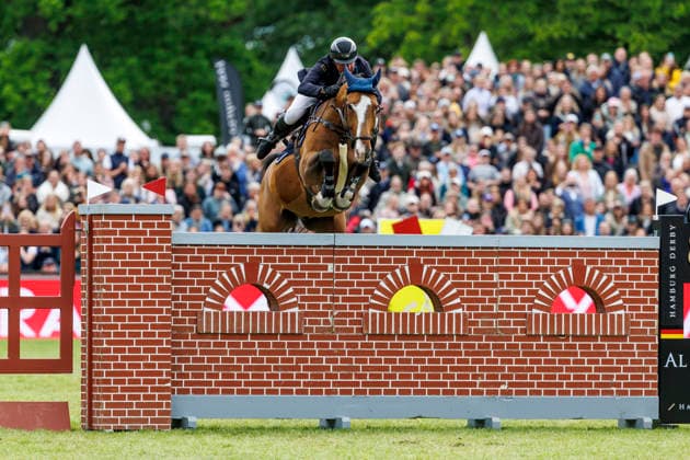HAMBURG - Al Shira aa 95. Deutsches Spring- und Dressur DERBY 2026, HAMBURG - Al Shira aa 95. Deutsches Spring- und Dressur DERBY 2026 TILLMANN Frederic (GER), DSP Comanche VL Stechen Jump-Off Melitta presents: 94. German Jumping-Derby Al Shira aa Derby Tour CSI4*: Int. jumping competition with jump-off (1,55m) Hamburg, Jenischpark, Derby Park Klein Flottbek 17. May 2026 -