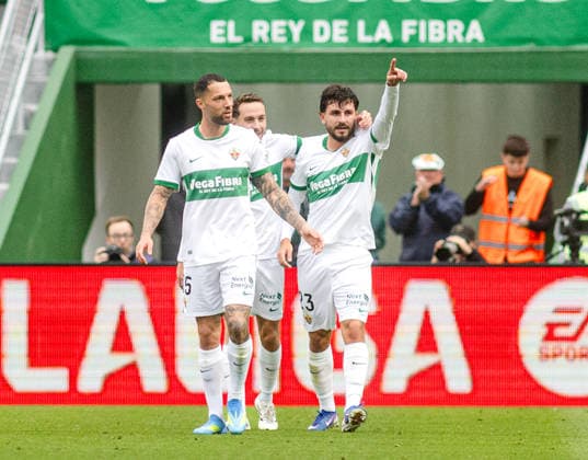 ESP: Elche v Getafe. LALIGA First half of Elche CF vs Getafe CF match during the LALIGA EASPORTS match, Round 37, between Elche and Getafe, played at Martinez Valero on May 17, 2026 in Elche Spain Elche Spain Football Copyright: xHugoxIzquierdox xAgenciaxLOFx
