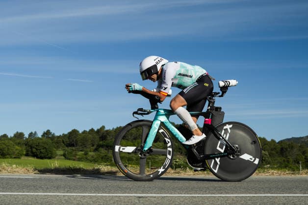 Triathlon, IRONMAN 70.3 Aix-en-Prevence Antonio Benito Lopez (ESP) Aix-en-Provence Frankreich Copyright: xMarcelxHilgerx
