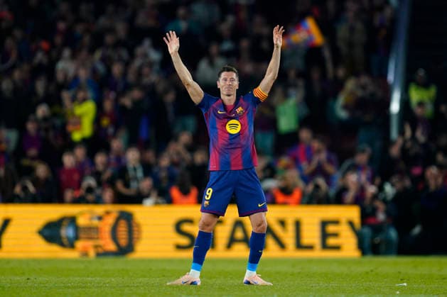 ESP: FC Barcelona, Barca Real Betis . La Liga EA Sports. Date 37 Robert Lewandowski of FC Barcelona during the La Liga EA Sports match between FC Barcelona and Real Betis played at Spotify Camp Nou Stadium on 17 May 2026 in Barcelona, Spain. kpng Copyright: xSergioxRuizx xPRESSINPHOTOx PS_260517_BAR_BET_2526_069