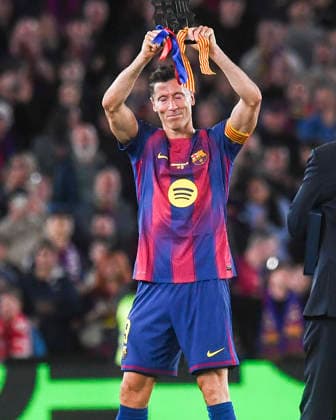 ESP: LaLiga EA Sports Barcelona FC v Real Betis Robert Lewandowski of Barcelona is leaving the club during LaLiga EA Sports, between Barcelona FC v Real Betis played at Spotify Camp Nou Stadium in Barcelona on May 17th, 2026 in Spain; Valencia Spain Futbol Copyright: xPacoxLargox xAgenciaxLOFx