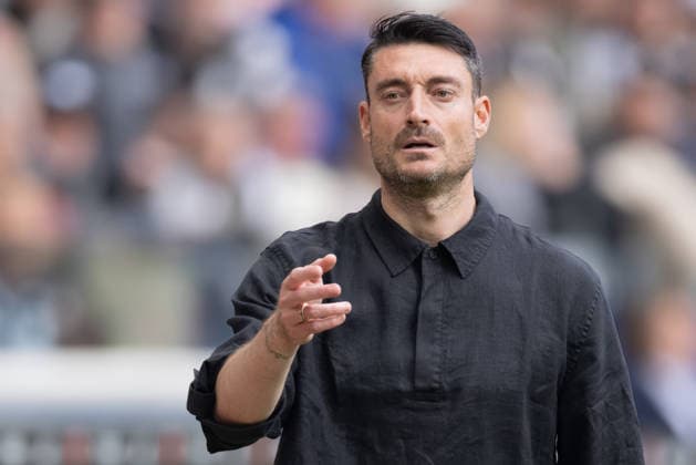 Eintracht Frankfurt - VfB Stuttgart, 1. FBL Trainer Albert Riera (Eintracht Frankfurt). Bundesligaspiel zwischen Eintracht Frankfurt und dem VfB Stuttgart am 16. Mai 2026 im Deutsche Bank Park in Frankfurt am Main., Frankfurt am Main Hessen Deutschland Deutsche Bank Park