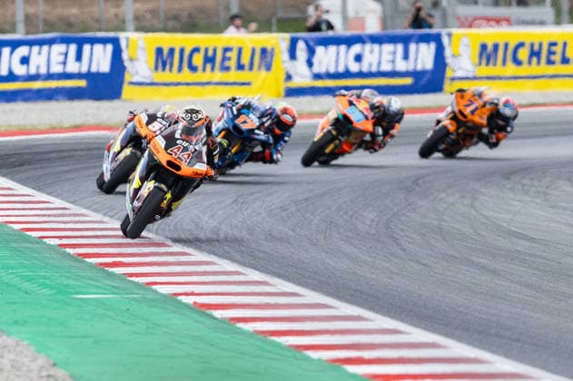 May 17, 2026, Barcelona, Barcelona, Spain: MONTMELO, SPAIN - MAY 17: Aron Canet 44 of .ELF Marc VDS Racing Team in action during the Moto2 race at the Grand Prix of Catalunya at Circuit de Barcelona-Catalunya on May 17, 2026 in Montmelo, Spain. Barcelona Spain - ZUMAs316 20260517_znp_s316_071 Copyright: xMartixSeguraxRamonedax