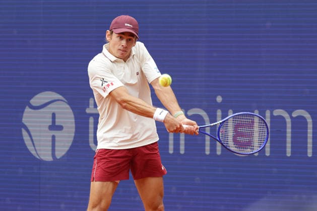 2026.05.18, xFSx, Bitpanda Open Hamburg ATP500, Herren-Tennistunier in Hamburg , Am Rothembaum in Hamburg , Alex De Minaur (AUS) spielt eine Rueckhand Copyright: HMBxMedia FernandoxSoares