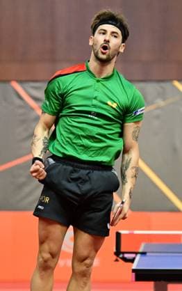 RECORD DATE NOT STATED Joao Geraldo from Portugal at WTT Feeder Lagos in Portugal. Joa Geraldo from Portugal competes in the WTT Feeder in Lagos, Portugal, on May 18, 2026. Lagos, Portugal Hessen Portugal
