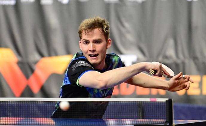 RECORD DATE NOT STATED Wim Verdonschot from Germany at WTT Feeder Lagos in Portugal. Wim Verdonschot (SV Union Velbert) from Germany competes in the WTT Feeder in Lagos, Portugal, on May 18, 2026. Lagos, Portugal Hessen Portugal