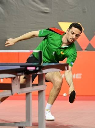 RECORD DATE NOT STATED Marcos Freitas from Portugal at WTT Feeder Lagos in Portugal. Marcos Freitas from Portugal competes in the WTT Feeder in Lagos, Portugal, on May 18, 2026. Lagos, Portugal Hessen Portugal