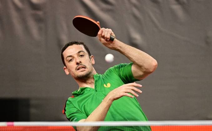 RECORD DATE NOT STATED Marcos Freitas from Portugal at WTT Feeder Lagos in Portugal. Marcos Freitas from Portugal competes in the WTT Feeder in Lagos, Portugal, on May 18, 2026. Lagos, Portugal Hessen Portugal