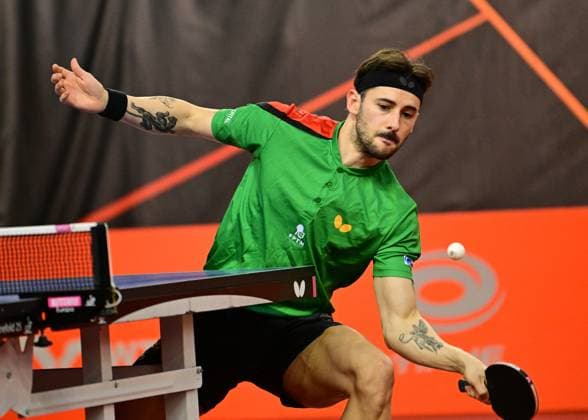 RECORD DATE NOT STATED Joao Geraldo from Portugal at WTT Feeder Lagos in Portugal. Joa Geraldo from Portugal competes in the WTT Feeder in Lagos, Portugal, on May 18, 2026. Lagos, Portugal Hessen Portugal