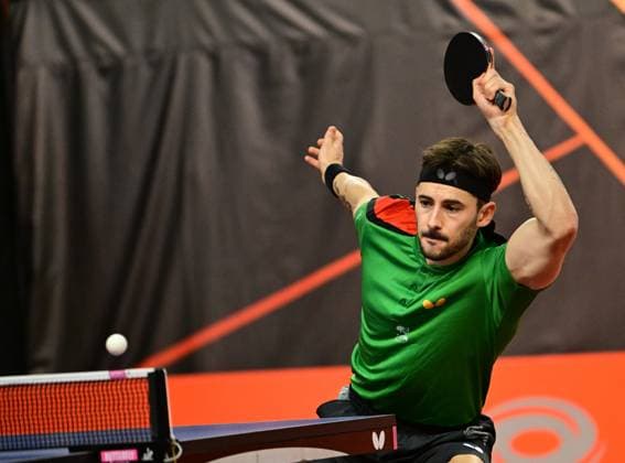 RECORD DATE NOT STATED Joao Geraldo from Portugal at WTT Feeder Lagos in Portugal. Joa Geraldo from Portugal competes in the WTT Feeder in Lagos, Portugal, on May 18, 2026. Lagos, Portugal Hessen Portugal