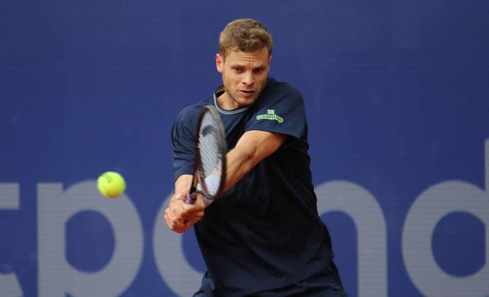 Bitpanda Hamburg Open, ATP, Tennis Herren 500, 1. Runde: DTB-Profi Yannick Hanfmann.