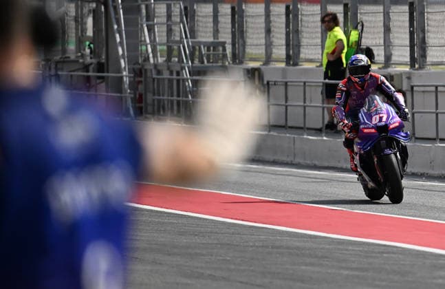 MotoGP Catalonia official test BARCELONA, SPAIN - MAY 18: Prima Pramac Yamaha MotoGP rider Toprak Razgatlioglu takes part in the sixth official test session of the 2026 MotoGP World Championship, WM, Weltmeisterschaft at the Barcelona-Catalunya circuit in Barcelona, Spain, on May 18, 2026. Burak Akbulut Anadolu Barcelona Spain. Editorial use only. Please get in touch for any other usage.  Copyright: x2026xAnadoluxBurakxAkbulutx