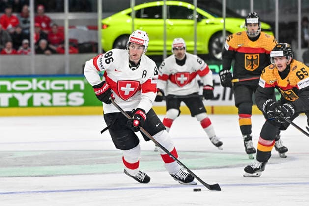 ZURICH, SWITZERLAND - MAY 18: Janis Moser of Switzerland in action during the 2026 IIHF Ice hockey, Eishockey World Championship, WM, Weltmeisterschaft Switzerland game between Germany and Switzerland at Swiss Life Arena on May 18, 2026 in Zurich, Zurich. Zurich Swiss Life Arena Zurich Switzerland Copyright: xJustPictures.ch AndreaxBrancax jp-en-EuSpIm-JP7_ANB_Ger_Sui_18052026_0764