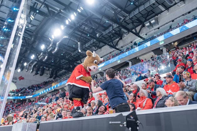 18 05 2026, Zurich, Swiss Life Arena, Ice hockey, Eishockey World Championships: Germany - Switzerland, Cooly Zurich Swiss Life Arena Zurich Switzerland Copyright: xJustPictures.ch StefanxEmchx jp-de-StEm-DSC0043920260518