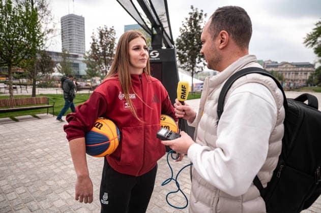 Warszawa 19.05.2026 press conference, PK, Pressekonferenz ahead of FIBA 3X3 Basketball World Cup in Warsaw, Poland. Konferencja prasowa przed Mistrzostwami Swiata w Koszykowce 3x3 FIBA Persons Shown : Aleksandra Ziemborska Fot. Kai Taller Arena Akcji NEWSPIX.PL --- newspix.pl 