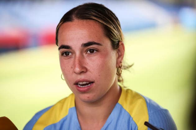 May 19, 2026, Sant Joan Despi, Barcelona, SPAIN: Catalina Thomas Coll Lluch speaks to the media during the training day of FC Barcelona, Barca ahead UEFA Women Champions League 2025 26, Final football match against OL Lyonnes at Ciutat Esportiva Joan Gamper on May 19, 2026 in Sant Joan Despi, Barcelona, Spain. Sant Joan Despi SPAIN - ZUMAa181 20260519_zaa_a181_034 Copyright: xJavierxBorregox