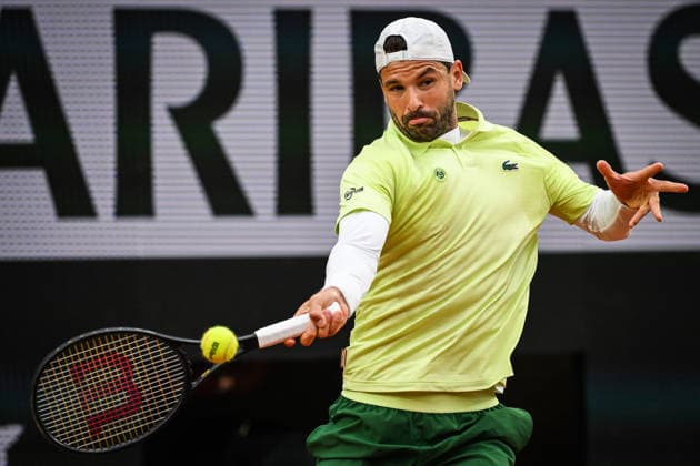 May 19, 2026, Paris, France, France: Grigor DIMITROV of Bulgaria during the second qualifying day of the Roland-Garros 2026, French Open 2026, Grand Slam tennis tournament at Roland-Garros Stadium on May 19, 2026 in Paris, France. Paris France - ZUMAm308 20260519_zsp_m308_012 Copyright: xMatthieuxMirvillex