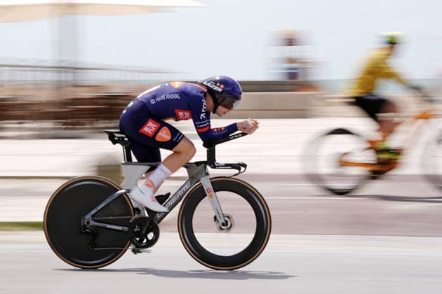 Netherlands™ Casper Cornelis Van Uden of Team Picnic PostNL during Stage 10, an individual time trial at the Giro d™Italia, from Viareggio to Massa, Italy, Tuesday, May 19, 2026.  Copyright: xMarcoxAlpozzi LaPressex