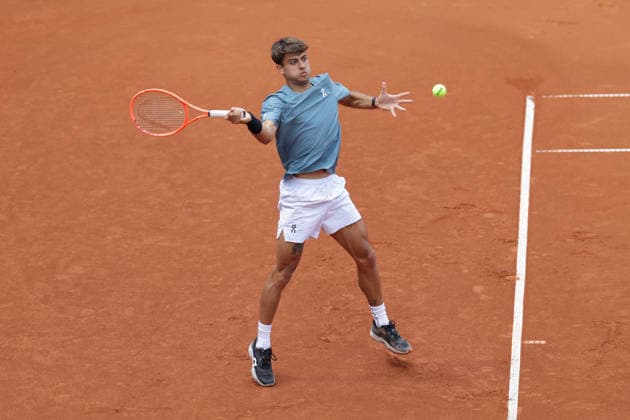 2026.05.19, xFSx, Bitpanda Open Hamburg ATP500, Achtelfinale, Herren-Tennistunier in Hamburg , Am Rothembaum in Hamburg , Flavio Cobolli (ITA) spielt eine Vorhand Copyright: HMBxMedia FernandoxSoares