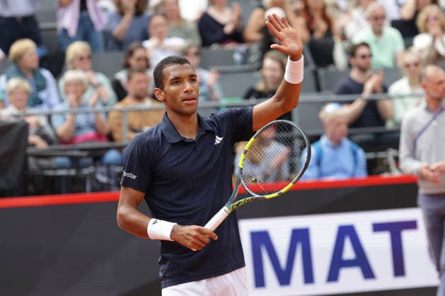 2026.05.19, xFSx, Bitpanda Open Hamburg ATP500, Achtelfinale, Herren-Tennistunier in Hamburg , Am Rothembaum in Hamburg , Felix Auger-Aliassime (CAN) bedankt sich bei den Fans, bedankten, Copyright: HMBxMedia FernandoxSoares
