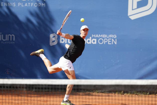 2026.05.19, xFSx, Bitpanda Open Hamburg ATP500, Achtelfinale, Herren-Tennistunier in Hamburg , Am Rothembaum in Hamburg , Joe Salisbury (GER) spielt eine Rueckhand Copyright: HMBxMedia FernandoxSoares