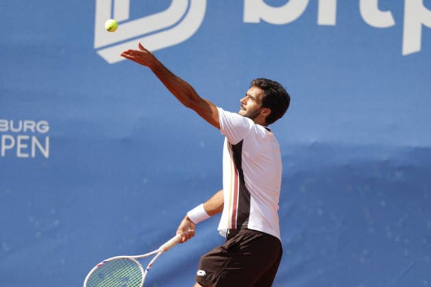 2026.05.19, xFSx, Bitpanda Open Hamburg ATP500, Achtelfinale, Herren-Tennistunier in Hamburg , Am Rothembaum in Hamburg , Francisco Cabral (POR) macht einen Aufschlag Copyright: HMBxMedia FernandoxSoares