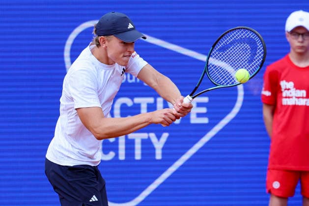 Justin Engel (Germany) kontrolliert den Ball, Bitpanda Hamburg Open, Bitpanda Hamburg Open, Rothenbaum am 19. May 2026 in Hamburg, Deutschland. (Foto von Marco Steinbrenner DeFodi Images) Justin Engel (Germany) controls the ball, Bitpanda Hamburg Open, Bitpanda Hamburg Open, Rothenbaum, May 19, 2026 in Hamburg, Germany. (Photo by Marco Steinbrenner DeFodi Images) -