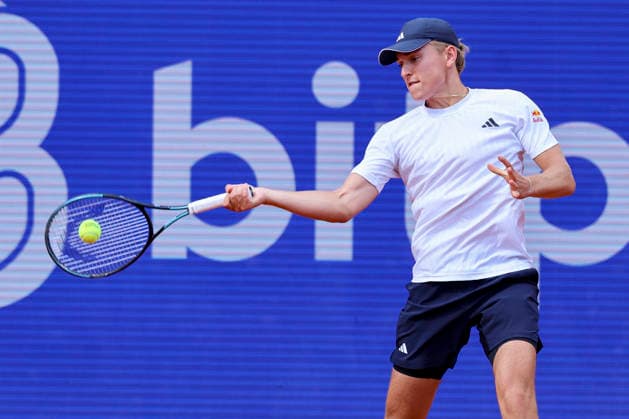 Justin Engel (Germany) kontrolliert den Ball, Bitpanda Hamburg Open, Bitpanda Hamburg Open, Rothenbaum am 19. May 2026 in Hamburg, Deutschland. (Foto von Marco Steinbrenner DeFodi Images) Justin Engel (Germany) controls the ball, Bitpanda Hamburg Open, Bitpanda Hamburg Open, Rothenbaum, May 19, 2026 in Hamburg, Germany. (Photo by Marco Steinbrenner DeFodi Images) -