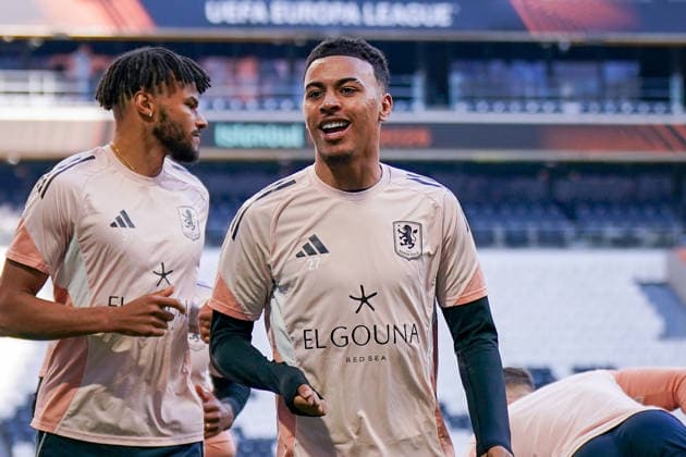 Türkei: Fussball UEFA Europa League 2025 - 2026, Finale in Istanbul - SC Freiburg vs Aston Villa - Tüpras Stadyumu (Istanbul): Morgan Rogers (Aston Villa, 27) Abschlusstraining Copyright: xJOERANxSTEINSIEKx