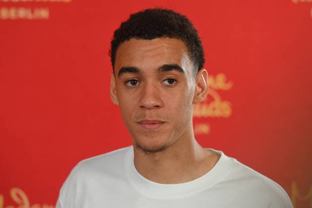 Jamal MUSIALA (Bayern Muenchen) enthuellt seine Wachsfigur von Madame Tussauds am 19.05.2026 in Muenchen. Einzelbild,angeschnittenes Einzelmotiv,Portraet,Portrait,Porträt.