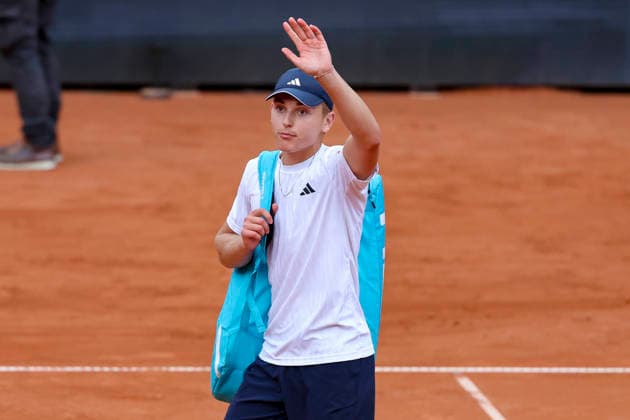 Justin Engel (Germany) schaut enttaeuscht, Bitpanda Hamburg Open, Bitpanda Hamburg Open, Rothenbaum am 19. May 2026 in Hamburg, Deutschland. (Foto von Marco Steinbrenner DeFodi Images) Justin Engel (Germany) looks dejected, Bitpanda Hamburg Open, Bitpanda Hamburg Open, Rothenbaum, May 19, 2026 in Hamburg, Germany. (Photo by Marco Steinbrenner DeFodi Images) -
