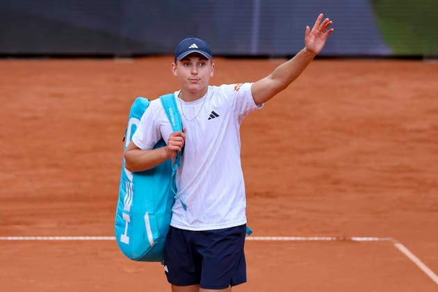 Justin Engel (Germany) schaut enttaeuscht, Bitpanda Hamburg Open, Bitpanda Hamburg Open, Rothenbaum am 19. May 2026 in Hamburg, Deutschland. (Foto von Marco Steinbrenner DeFodi Images) Justin Engel (Germany) looks dejected, Bitpanda Hamburg Open, Bitpanda Hamburg Open, Rothenbaum, May 19, 2026 in Hamburg, Germany. (Photo by Marco Steinbrenner DeFodi Images) -