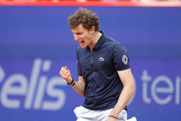 2026.05.19, xFSx, Bitpanda Open Hamburg ATP500, Achtelfinale, Herren-Tennistunier in Hamburg , Am Rothembaum in Hamburg , Ugo Humbert (FRA) Siegerfaust, jubel jubeln, jubelt nach Spielende Copyright: HMBxMedia FernandoxSoares