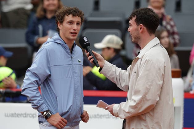 2026.05.19, xFSx, Bitpanda Open Hamburg ATP500, Achtelfinale, Herren-Tennistunier in Hamburg , Am Rothembaum in Hamburg , Ugo Humbert (FRA) gibt ein interview Copyright: HMBxMedia FernandoxSoares