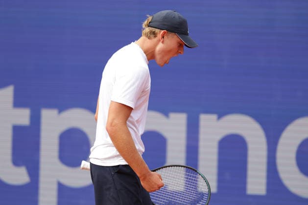 2026.05.19, xFSx, Bitpanda Open Hamburg ATP500, Achtelfinale, Herren-Tennistunier in Hamburg , Am Rothembaum in Hamburg , Justin Engel (GER) Siegerfaust, jubel , jubeln, jubelt Copyright: HMBxMedia FernandoxSoares