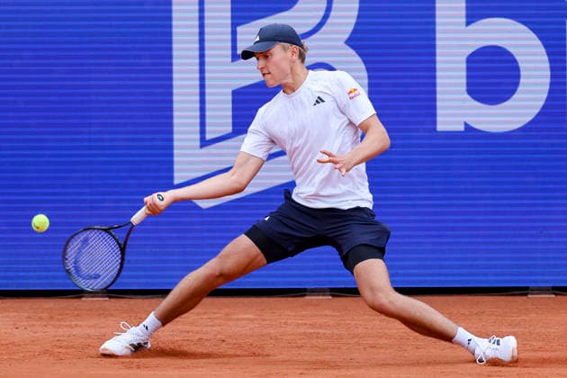 Justin Engel (Germany) kontrolliert den Ball, Bitpanda Hamburg Open, Bitpanda Hamburg Open, Rothenbaum am 19. May 2026 in Hamburg, Deutschland. (Foto von Marco Steinbrenner DeFodi Images) Justin Engel (Germany) controls the ball, Bitpanda Hamburg Open, Bitpanda Hamburg Open, Rothenbaum, May 19, 2026 in Hamburg, Germany. (Photo by Marco Steinbrenner DeFodi Images) -