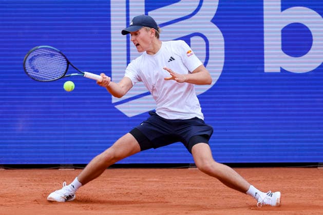 Justin Engel (Germany) kontrolliert den Ball, Bitpanda Hamburg Open, Bitpanda Hamburg Open, Rothenbaum am 19. May 2026 in Hamburg, Deutschland. (Foto von Marco Steinbrenner DeFodi Images) Justin Engel (Germany) controls the ball, Bitpanda Hamburg Open, Bitpanda Hamburg Open, Rothenbaum, May 19, 2026 in Hamburg, Germany. (Photo by Marco Steinbrenner DeFodi Images) -